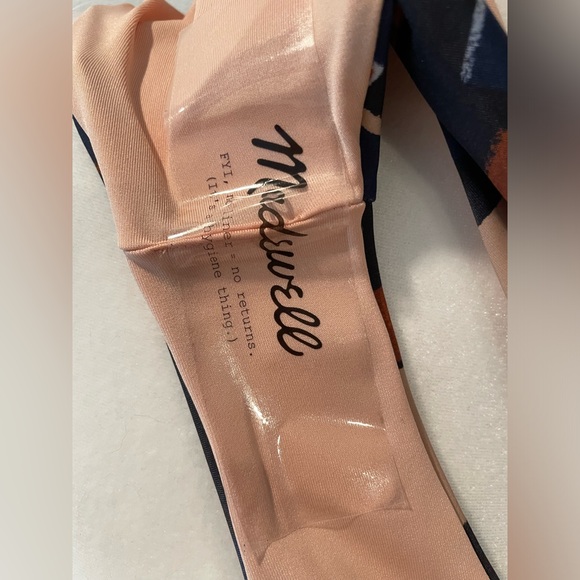 Brand New! Madewell Second Wave Classic Cheeky Bikini Bottom/Color Collage NWT - Picture 5 of 7